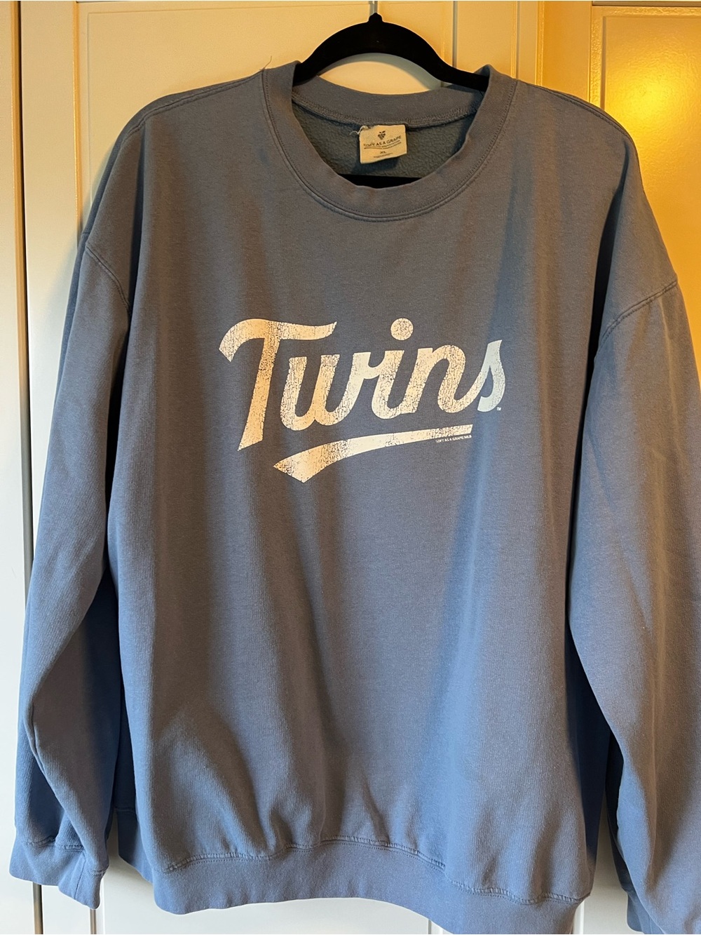Soft as a Grape Women’s Logo Crewneck Sweatshirt - Slate Blue